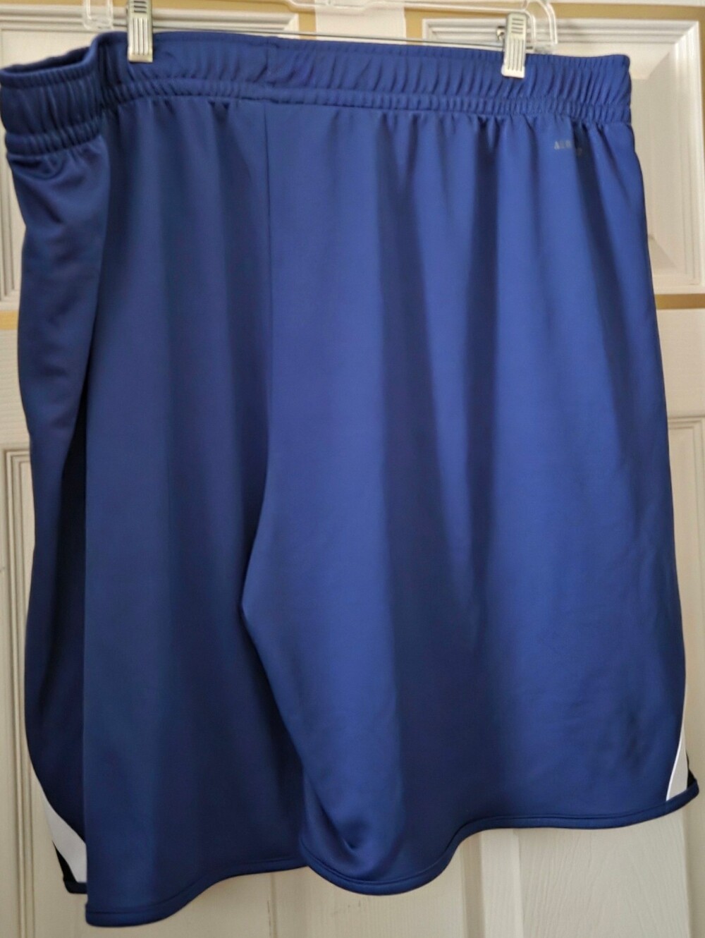 adidas Blue Athletic Shorts with White and Black Accents - Picture 2 of 4